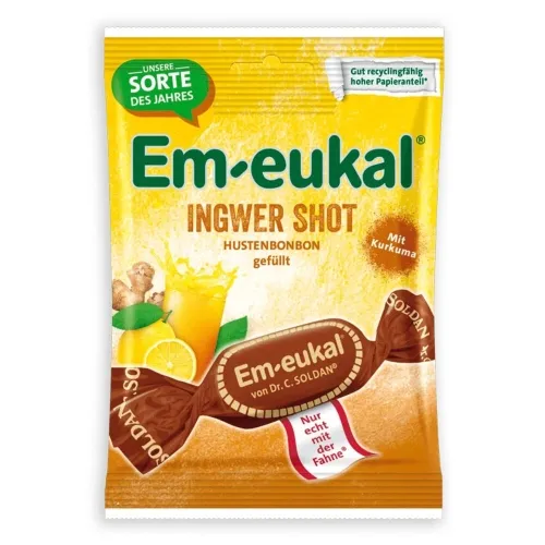 EM-EUKAL Ingvera Shot ar kurkumu (c vit.) ledenes, 75 g.