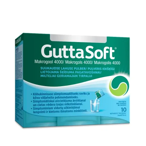 GUTTASOFT 10G pulveris, 10 gab