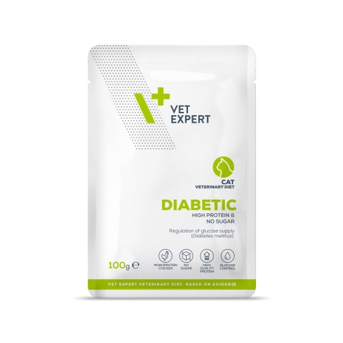 4T VD KAĶU DIABETIC PAC 100G N12