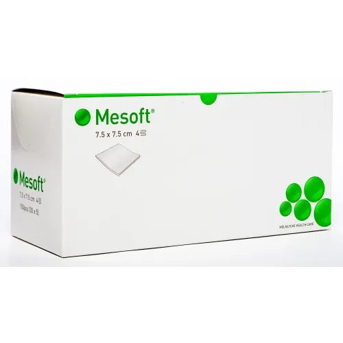 Product image of MESOFT salvetes 7,5 x 7,5cm, sterilas, 150 gab.