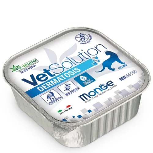 MONGE VETSOLUTION KAĶU KONS DERMATOSIS 100G - Produkta attēls 
