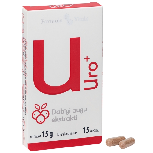 Product image of FORMULA VITALE Uro kapslas, 15 gab.