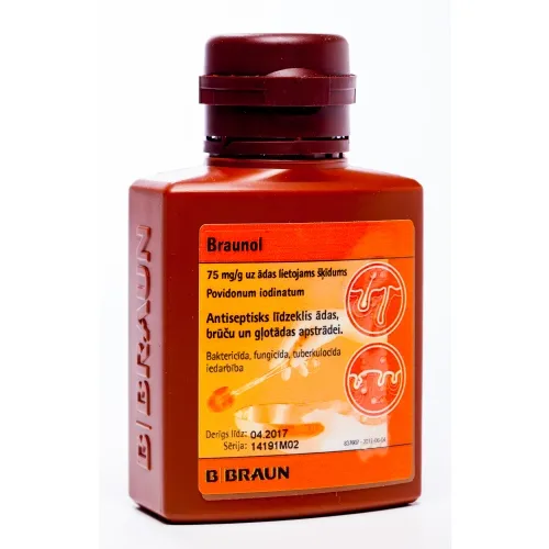 BRAUNOL 7.5 % šķīdums, 100 ml