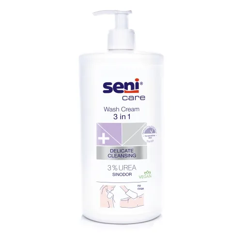 SENI CARE ķermeņa mazgāšanas līdzeklis 3in1, 3% Urea, 1000 ml