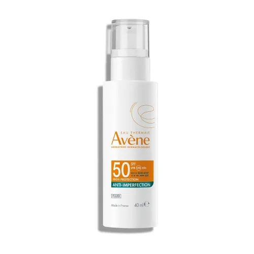 AVENE Sun Anti-imperfection SPF50 fluīds, 40 ml