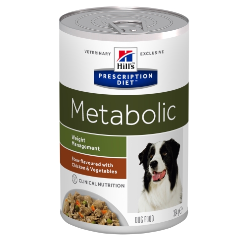 Hills PD suņu konservētā barība Metabolic vista/dārzeņi 354g - Produkta attēls 