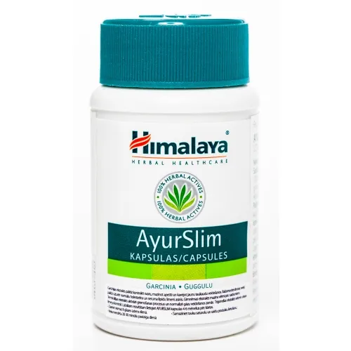 HIMALAYA AYURSLIM KAPSULAS N60 - Produkta attēls 