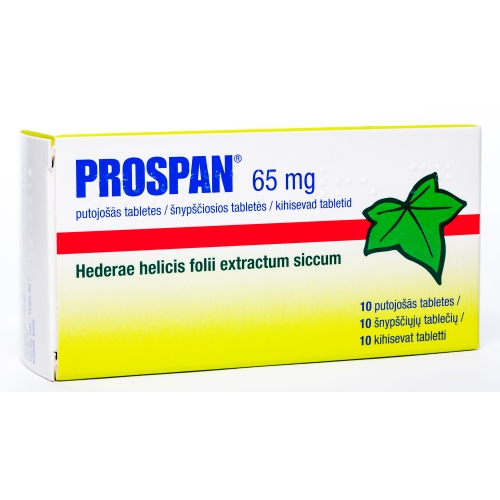 PROSPAN putojošās tabletes, 10 gab. - Produkta attēls 2