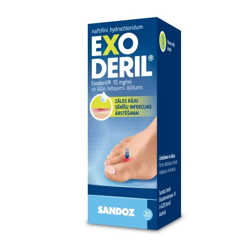 Product image of EXODERIL šķīdums, 20 ml