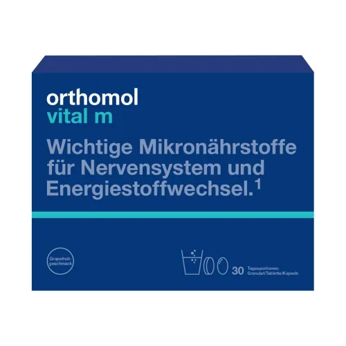 Product image of ORTHOMOL Vital M (pulveris + tabletes + kapsulas), 30 gab