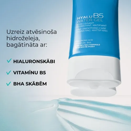 LA ROCHE-POSAY Hyalu B5 mitrinošs sejas gēlkrēms, 40 ml - Produkta attēls 4