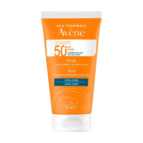 AVENE Sun SPF50+ aizsarglīdzeklis fluīds normālai sejas ādai, 50ml - Produkta attēls 3