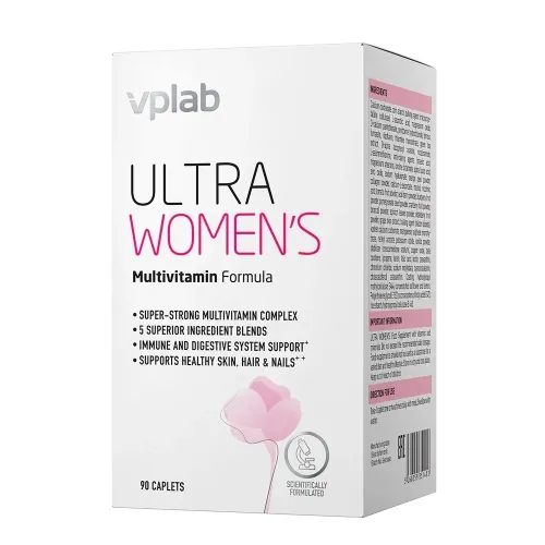 VPLAB Ultra Women's Multivitamin Formula kapletes, 90 gab.