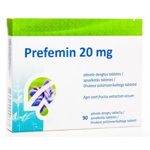 Product image of PREFEMIN 20 mg tabletes, 90 gab.