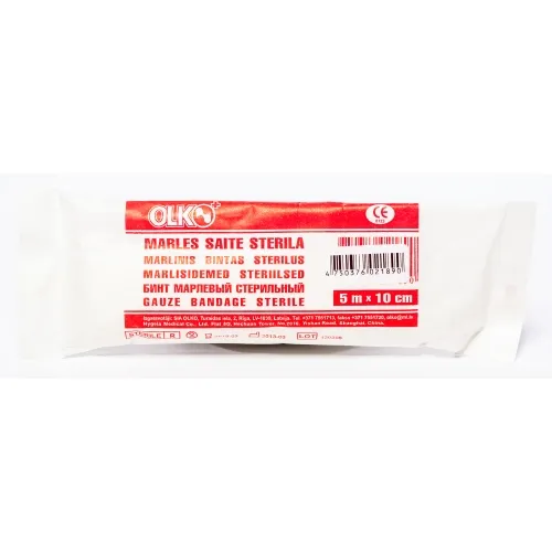 SAITE MARLES STERILA 5Mx10CM (OLKO)