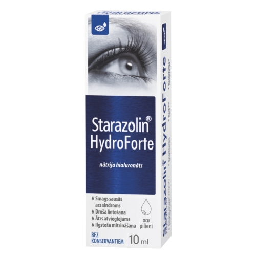 STARAZOLIN HydroForte acu pilieni, 10 ml