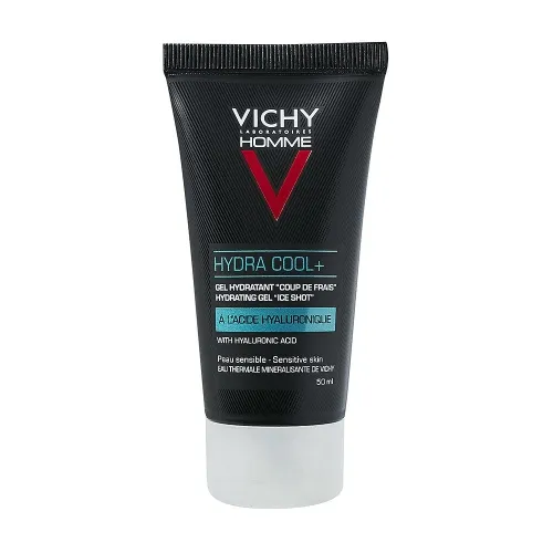 VICHY Homme Hydra Cool + mitrinošs sejas krēms ikdienai, 50 ml - Produkta attēls 