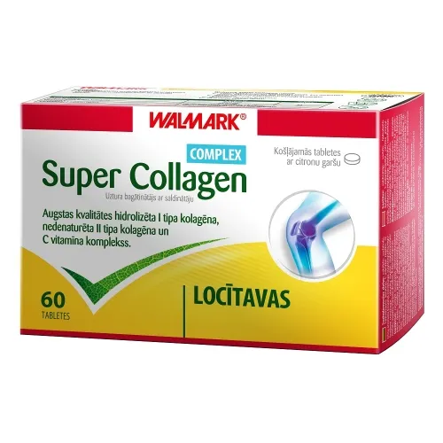 Product image of WALMARK Super Collagen complex tabletes, 60 gab.