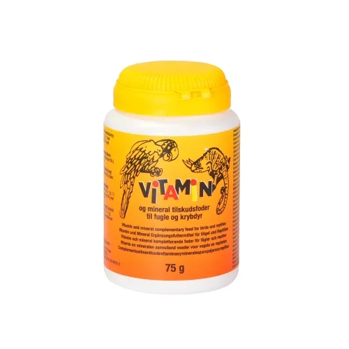 DiafarmVitamins & Minerals pulveris putniem, reptiļiem 75g - Produkta attēls 