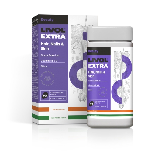 Product image of LIVOL Hair Nails & Skin tabletes 60 gab.