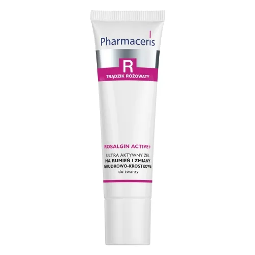 PHARMACERIS R.Rosalgin Active+ gēls pret eritēmu, papulām un pustulām,