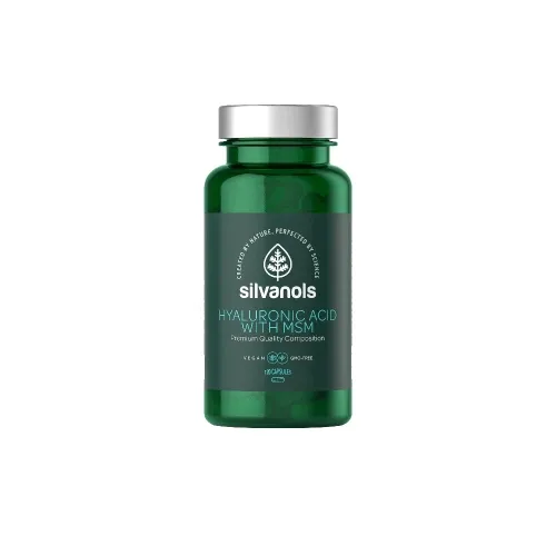 SILVANOLS Hyaluronic Acid with MSM kapsulas, 120 gab. - Produkta attēls 