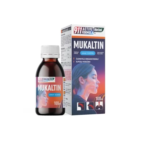 911 Active Formula Herbal Mukaltīns eliksīrs, 100 ml