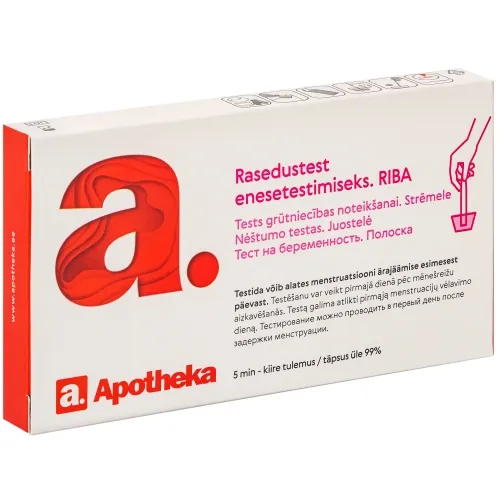 APOTHEKA Tests grūtniecības noteikšanai (strēmele)