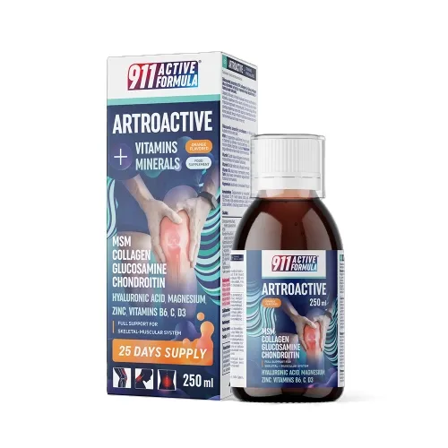 911 active formula Herbal ARTROACTIVE vitamins + minerals, 250ml - Produkta attēls 