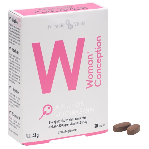 Product image of FORMULA VITALE Woman+ Conception tabletes, 30 gab.