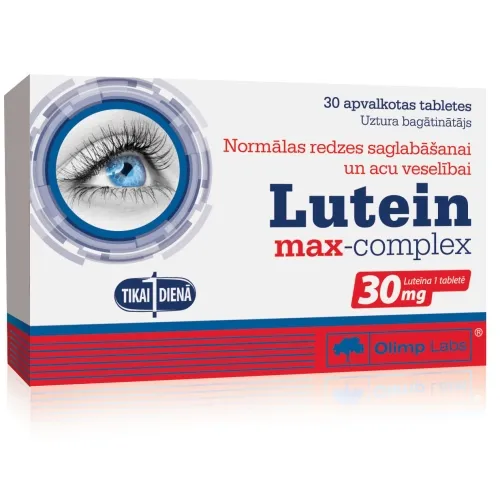 OLIMPLABS LUTEINA MAX-COMPLEX 30MG TBL N30 - Produkta attēls