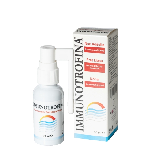 IMMUNOTROFINA® pret klepu aerosols 30 ml - Produkta attēls 2