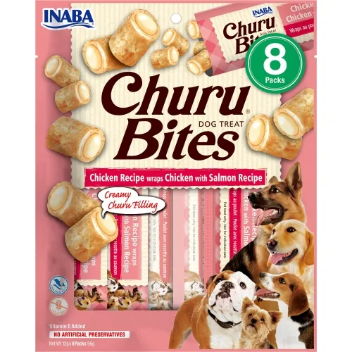 Churu Bites rullīši suņiem, vista ar lasi 96g (12gx8) N8