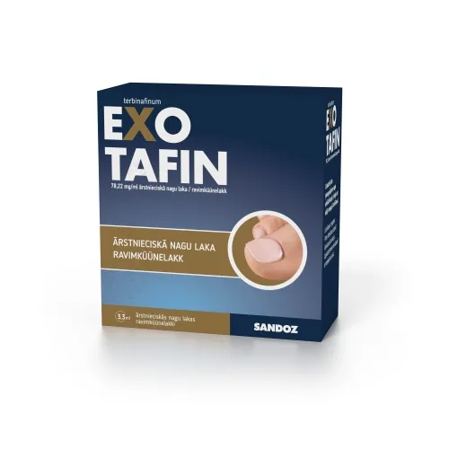 Product image of EXOTAFIN ĀRST NAGU LAKA 78.22MG/ML 3.3ML