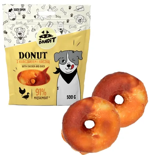 MR.BANDIT DONUT VIRTULIS AR VISTU UN PĪLI 500G - Produkta attēls 