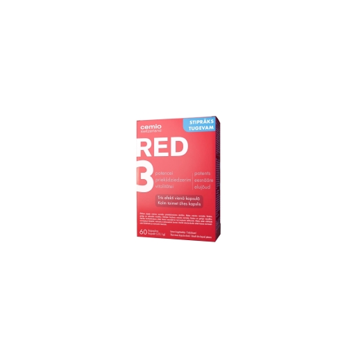 RED3 Stiprāks kapsulas (bojāts iepakojums), 60 gab. - Produkta attēls 