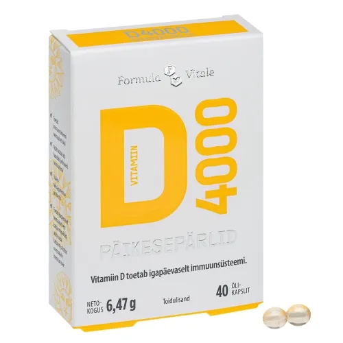 Product image of FORMULA VITALE D VITAMĪNS 4000 CPS N40