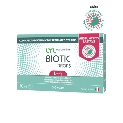 LYL BIOTIC Drops, pilieni, 10 ml