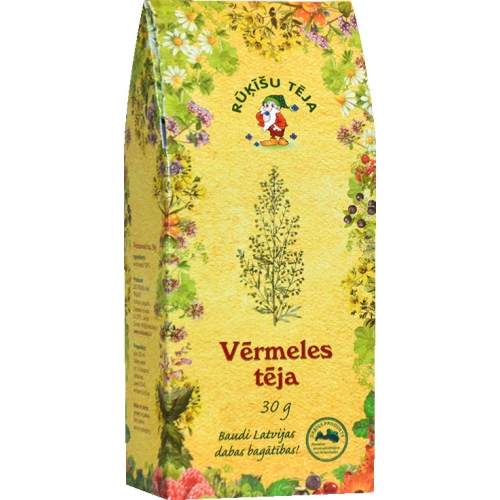 RŪĶĪŠU TĒJA VĒRMELES 30G