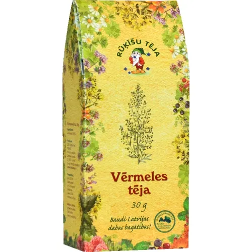 RŪĶĪŠU TĒJA VĒRMELES 30G
