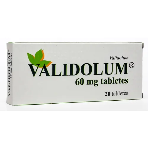 VALIDOLUM 60MG TBL N20 (FARMAK) - Produkta attēls 