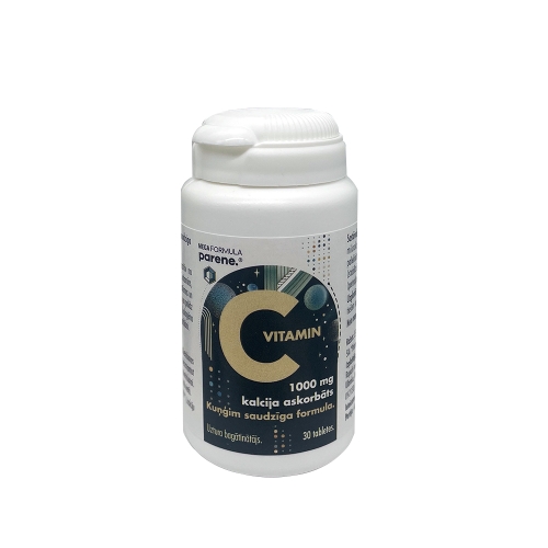 Product image of PARENE C Vitamin 1000 mg kalcija askorbāts,  tabl. 30 gab