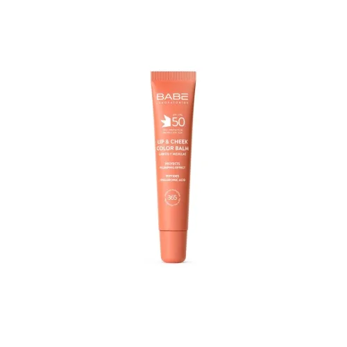 BABE LIP & CHEEK SPF50 BALZAMS LŪPĀM UN VAIGIEM PERSIKU 20ML