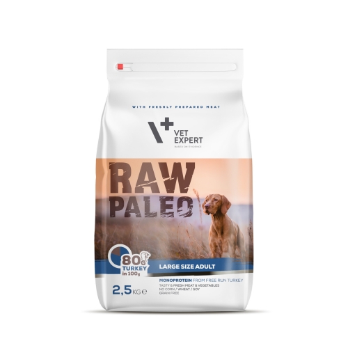 RAW PALEO SUŅU SAUSĀ B LARGE TĪTARS 2.5KG - Produkta attēls 