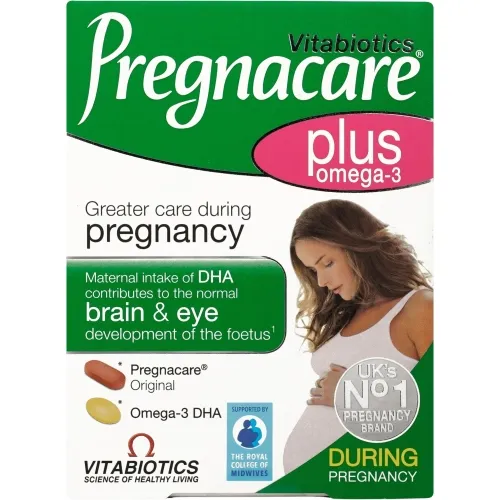 Product image of PREGNACARE® plus omega-3,  28 tabletes un 28 kapsulas