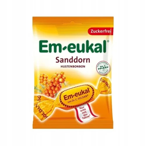 EM-EUKAL smiltsērkšķis ar c vit., ledenes bez cukura, 75 g.