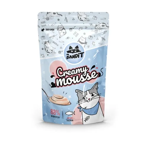 MR.BANDIT CAT KRĒMS AR LAŠA GARŠU 60G