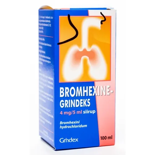 BROMHEKSĪNS sīrups, 100 ml - Produkta attēls 