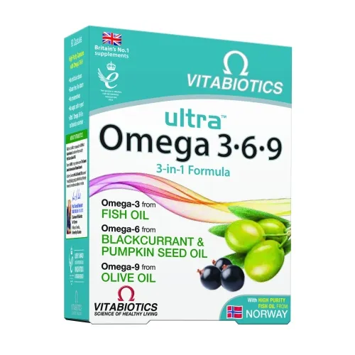 ULTRA™ Omega 3-6-9, kapsulas, 60 gab.