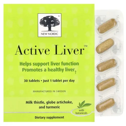 Product image of NEW NORDIC Active Liver tabletes, 30 gab.